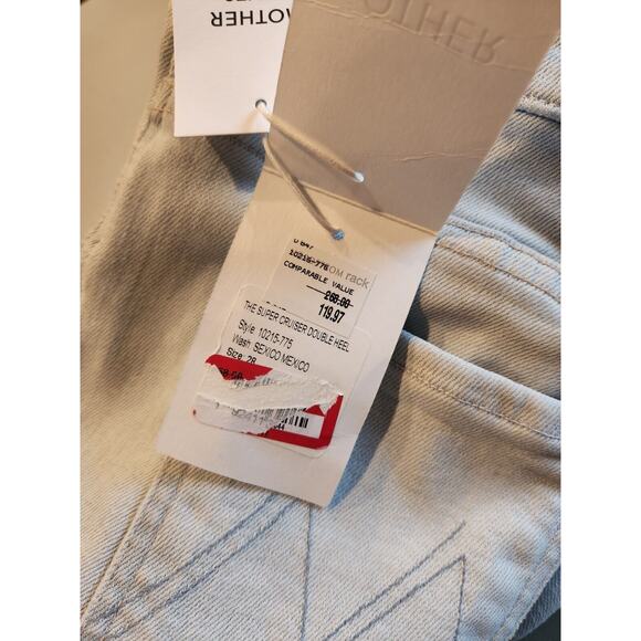 NWT Mother The Super Cruiser Double Heel Flare Jeans Sz 28 Sexico Mexico #1E412 - Picture 12 of 15
